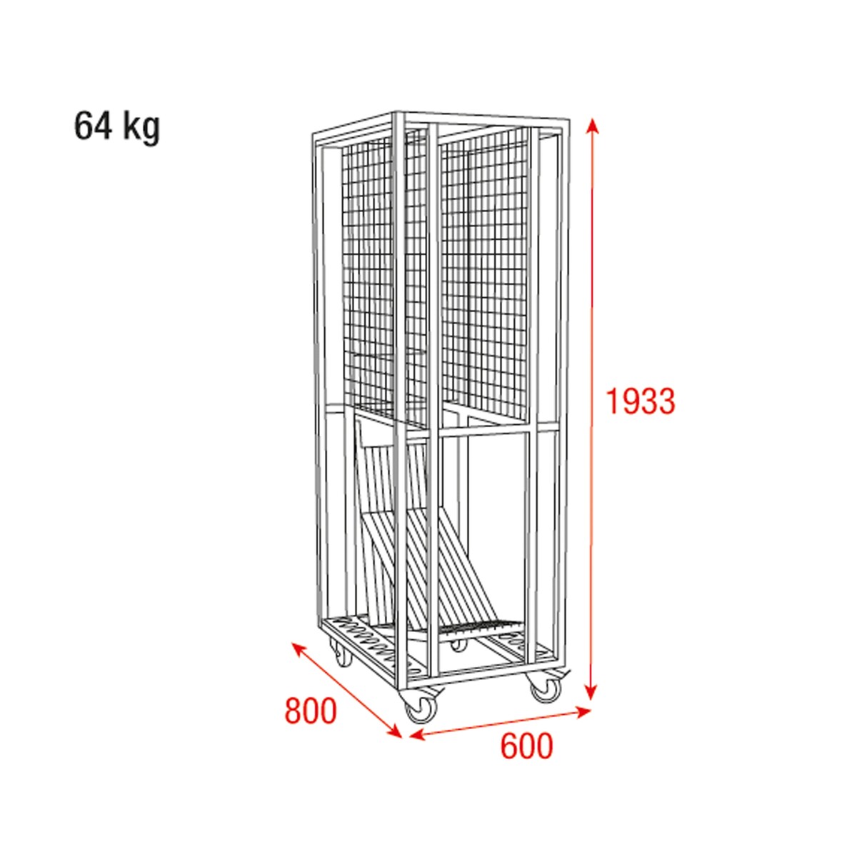 WENTEX® Pipe & Drape Transport Trolley WENTEX® Pipe & Drape Transport Trolley