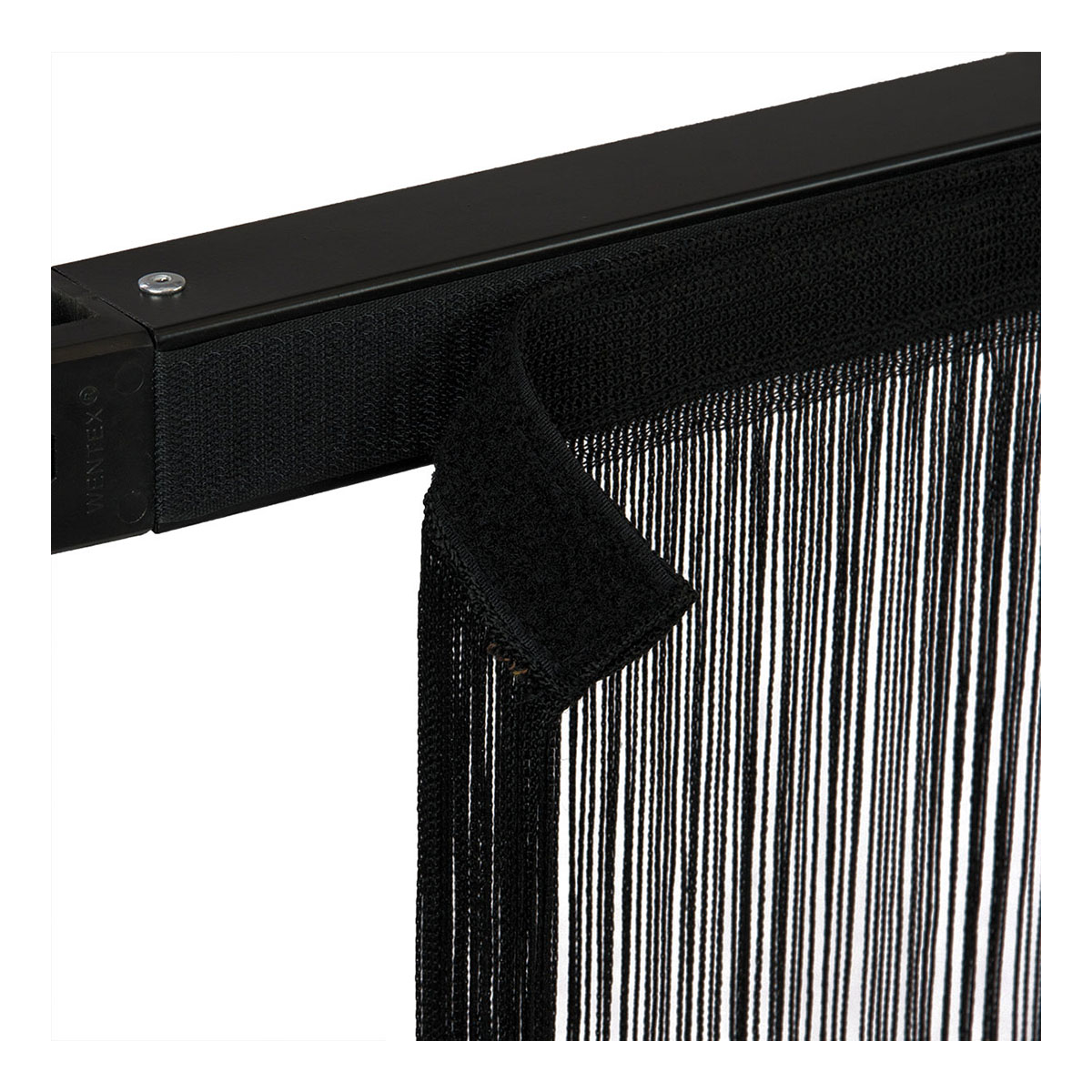 WENTEX® Pipe & Drape Polyester Snaar gordijn 300x600cm (bxh) 220 gram/m² - zwart WENTEX® Pipe & Drape Polyester Snaar gordijn 300x600cm (bxh) 220 gram/m² - zwart