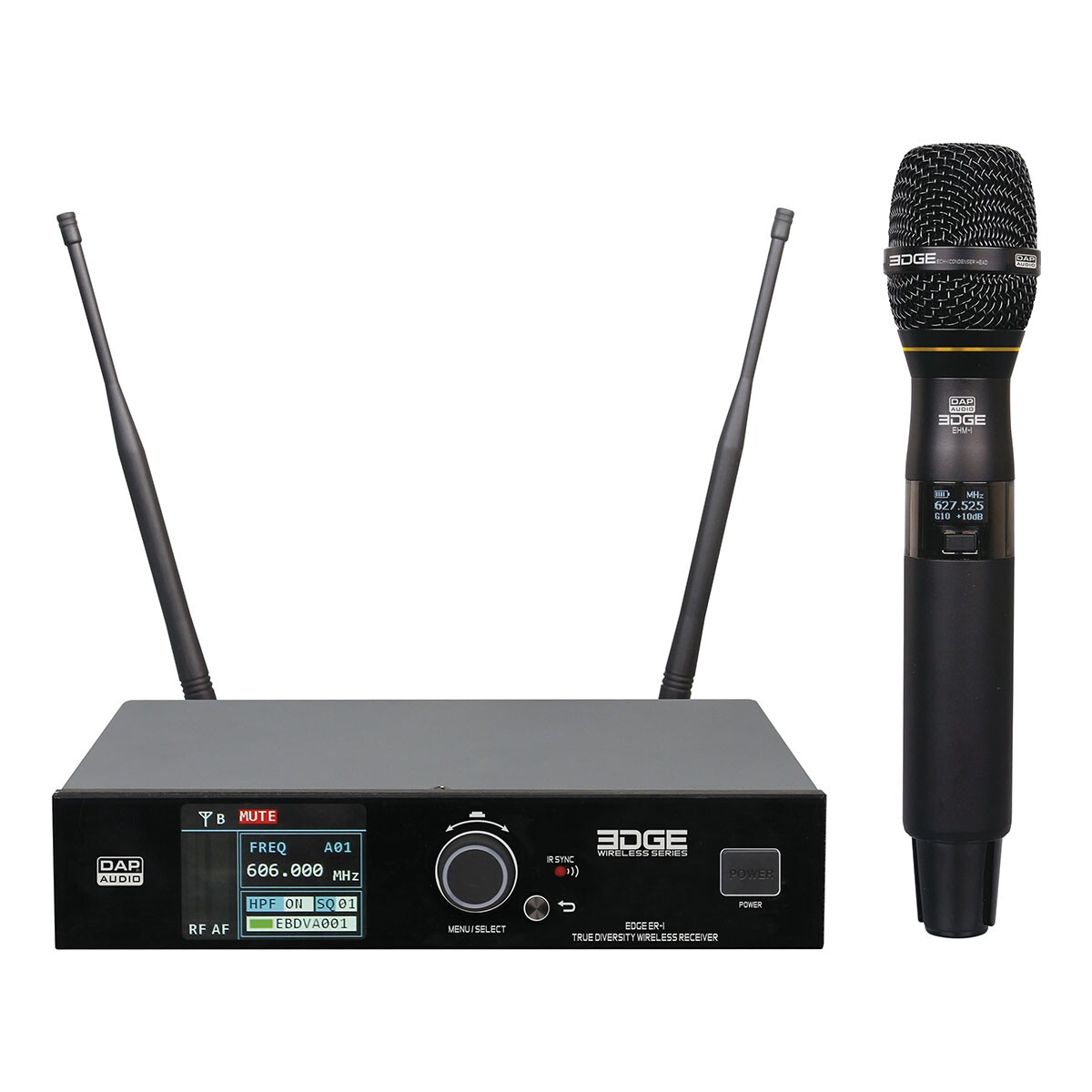DAP EDGE EHS-1 Draadloos handheld microfoon systeem DAP EDGE EHS-1 Draadloos handheld microfoon systeem