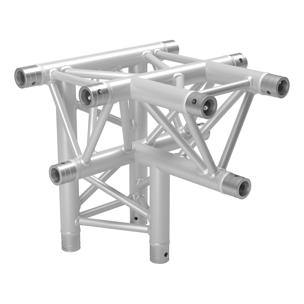 FORTEX FX33-T42 driehoek truss 4-weg T-stuk apex down FORTEX FX33-T42 driehoek truss 4-weg T-stuk apex down