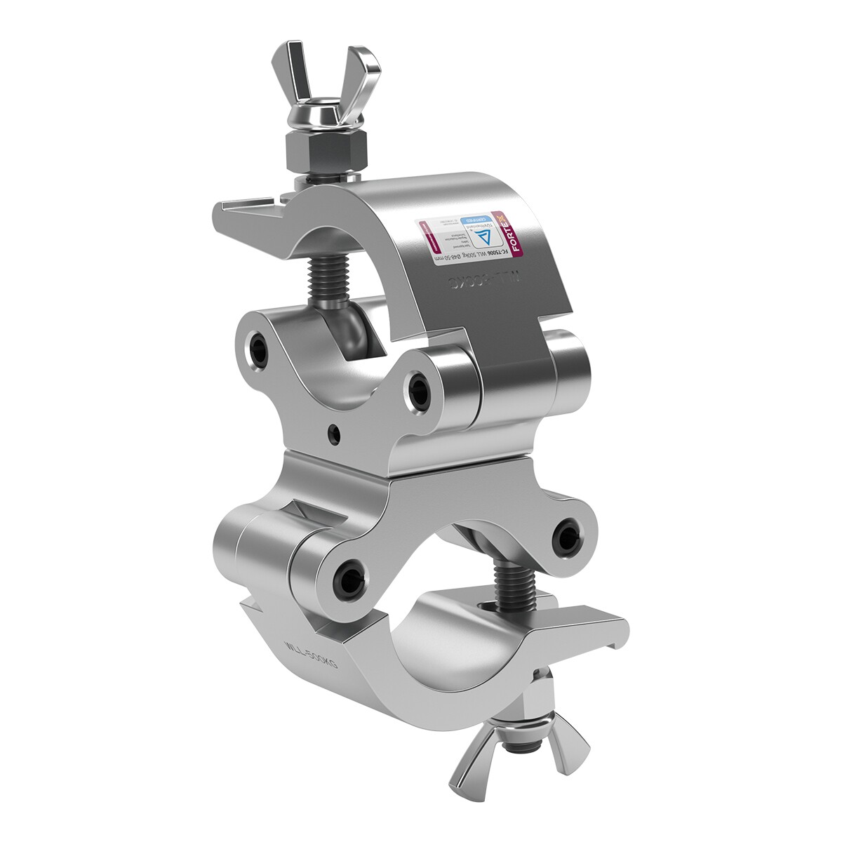 FORTEX Swivel Coupler truss klem WLL 500kg buis Ø48-51mm FORTEX Swivel Coupler truss klem WLL 500kg buis Ø48-51mm