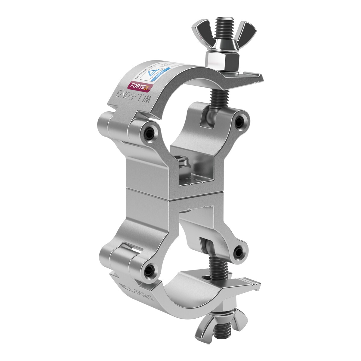 FORTEX Swivel Coupler truss klem WLL 50kg buis Ø32-35mm FORTEX Swivel Coupler truss klem WLL 50kg buis Ø32-35mm