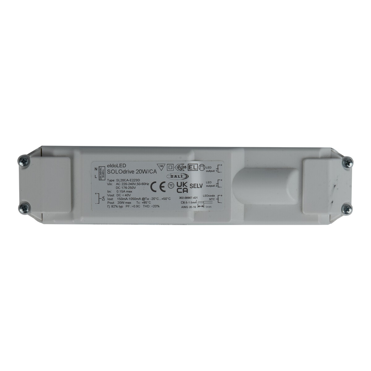 EldoLED Solodrive 20 W Dali-2 Dim to dark LED driver SL20CA-E2Z0D1 EldoLED Solodrive 20 W Dali-2 Dim to dark LED driver SL20CA-E2Z0D1