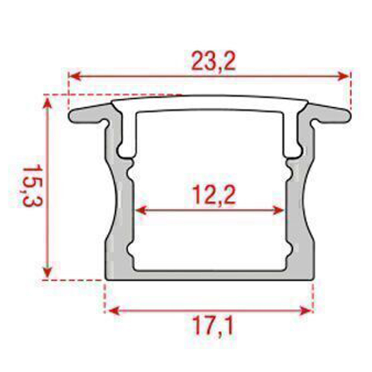 Artecta Profile Pro-Line 18 Recessed Artecta Profile Pro-Line 18 Recessed