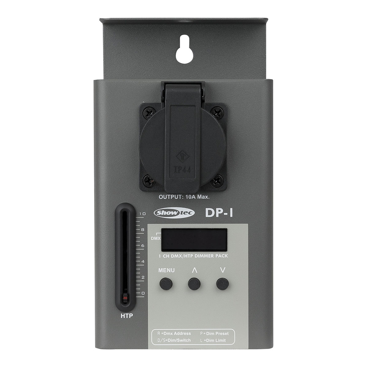 Showtec Single DP-1 1-kanaals DMX dimmer/schakelpack Showtec Single DP-1 1-kanaals DMX dimmer/schakelpack