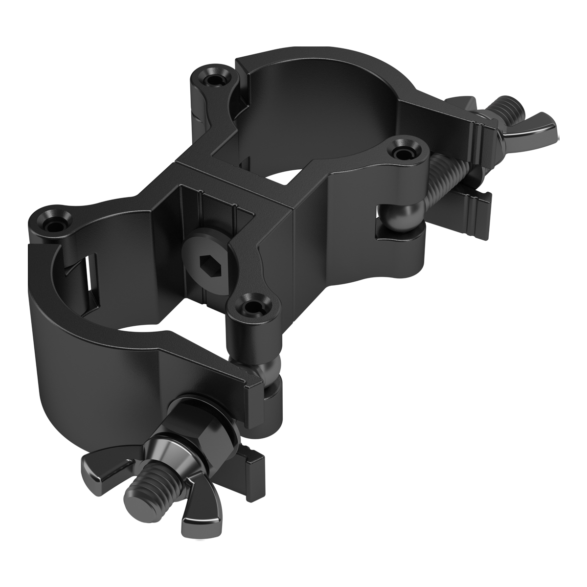 FORTEX Swivel Coupler truss klem WLL 50kg buis Ø32-35mm zwart FORTEX Swivel Coupler truss klem WLL 50kg buis Ø32-35mm zwart