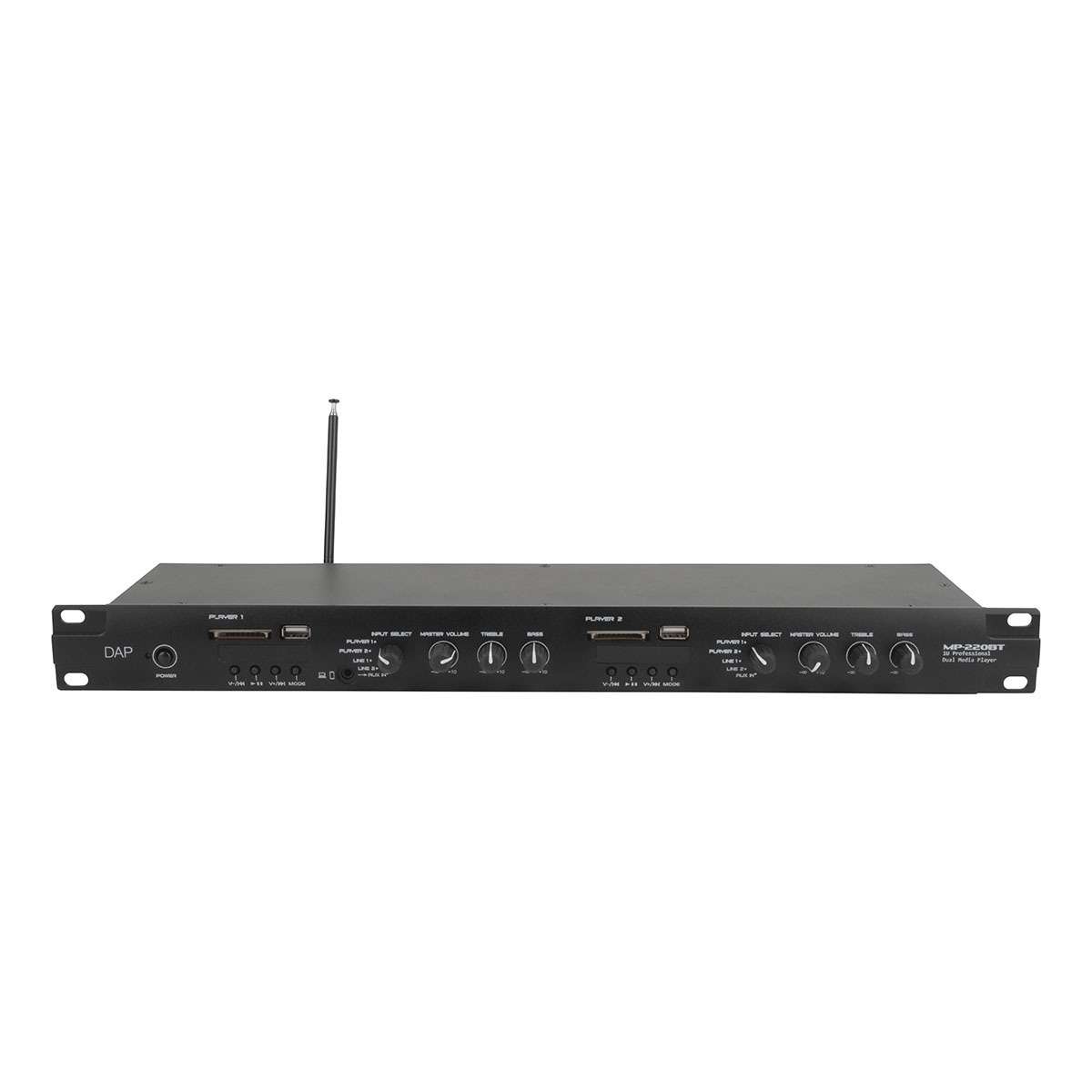 DAP MP-220BT Mediaspeler met bluetooth 1U DAP MP-220BT Mediaspeler met bluetooth 1U
