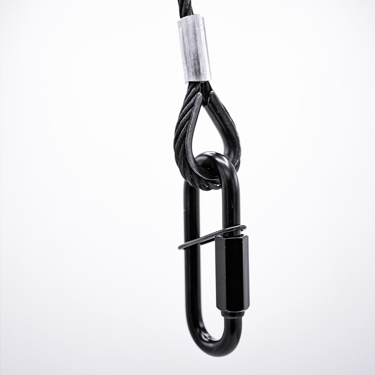 FORTEX Safety veiligheidskabel BGV-C1 gecertificeerd 60 cm - Ø5 mm zwart FORTEX Safety veiligheidskabel BGV-C1 gecertificeerd 60 cm - Ø5 mm zwart