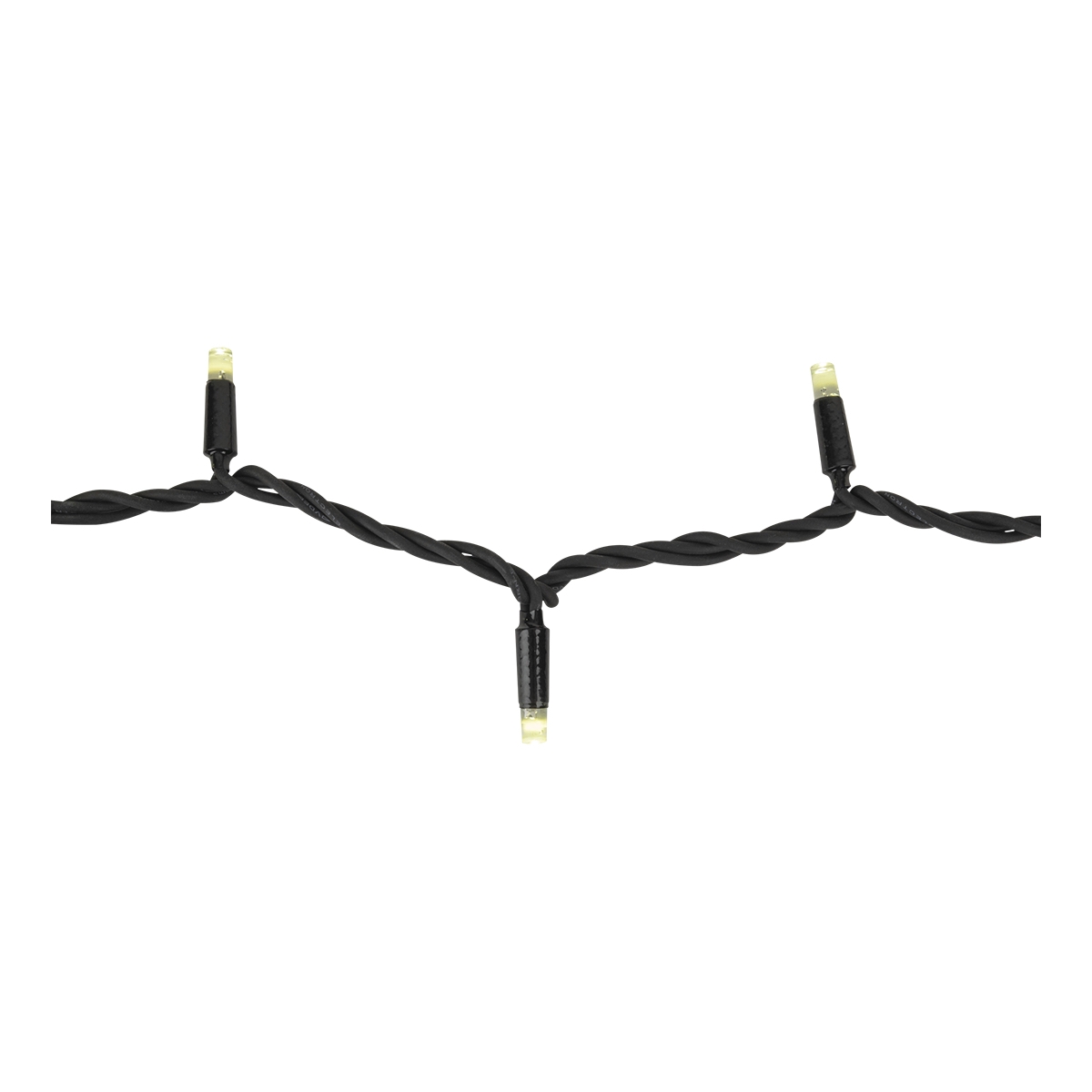 Showtec LED Rubber Static String Light WW Zwart - 100 LED's - 10 m