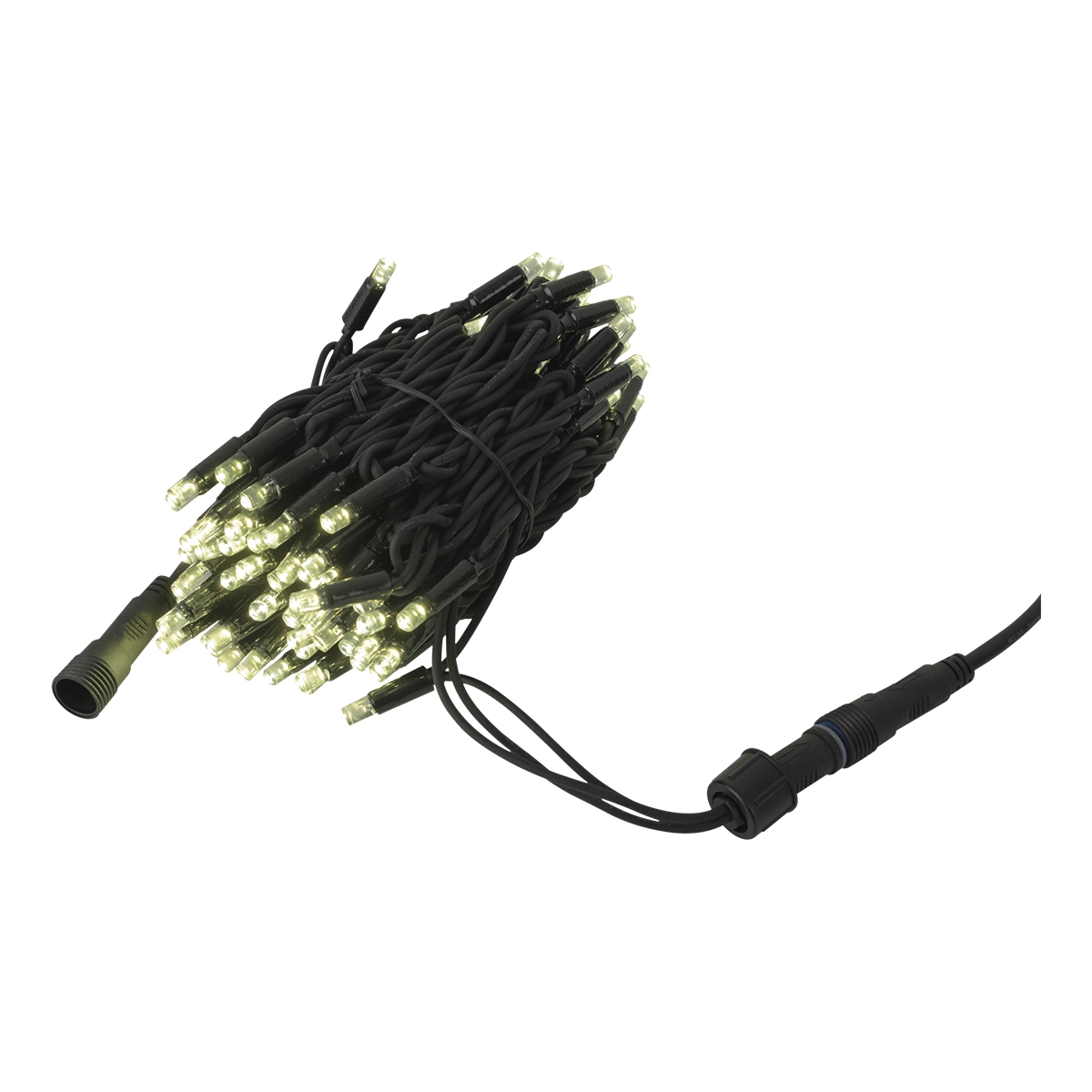 Showtec LED Rubber Static String Light WW Zwart - 100 LED's - 10 m Showtec LED Rubber Static String Light WW Zwart - 100 LED's - 10 m