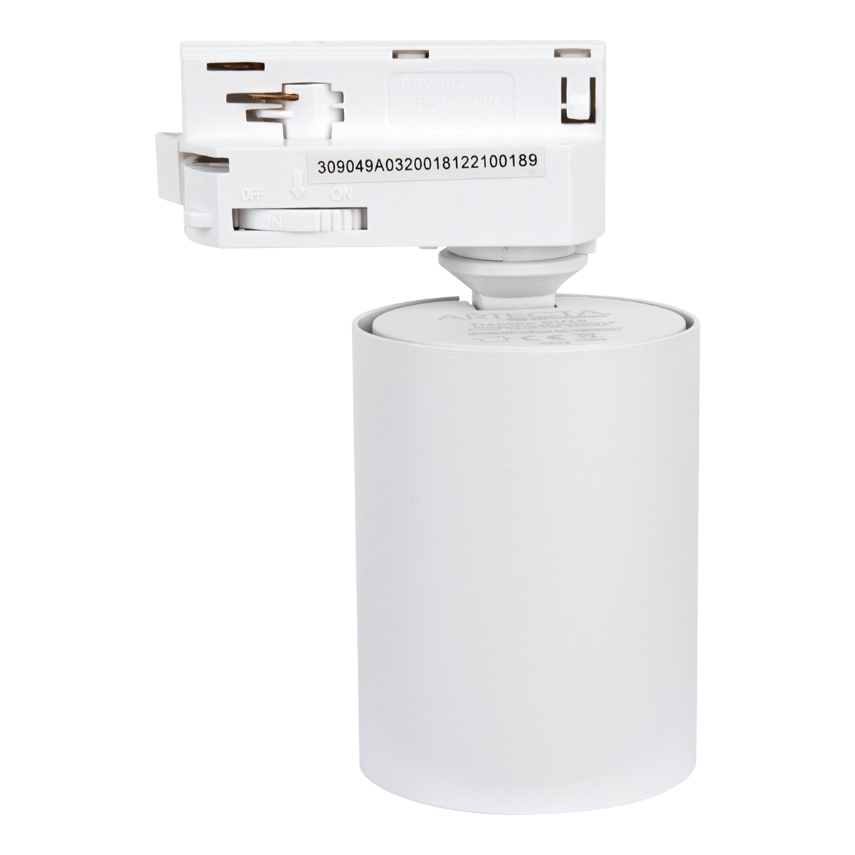 Artecta Trenton GU10 Track Light Wit - 1-fase Artecta Trenton GU10 Track Light Wit - 1-fase