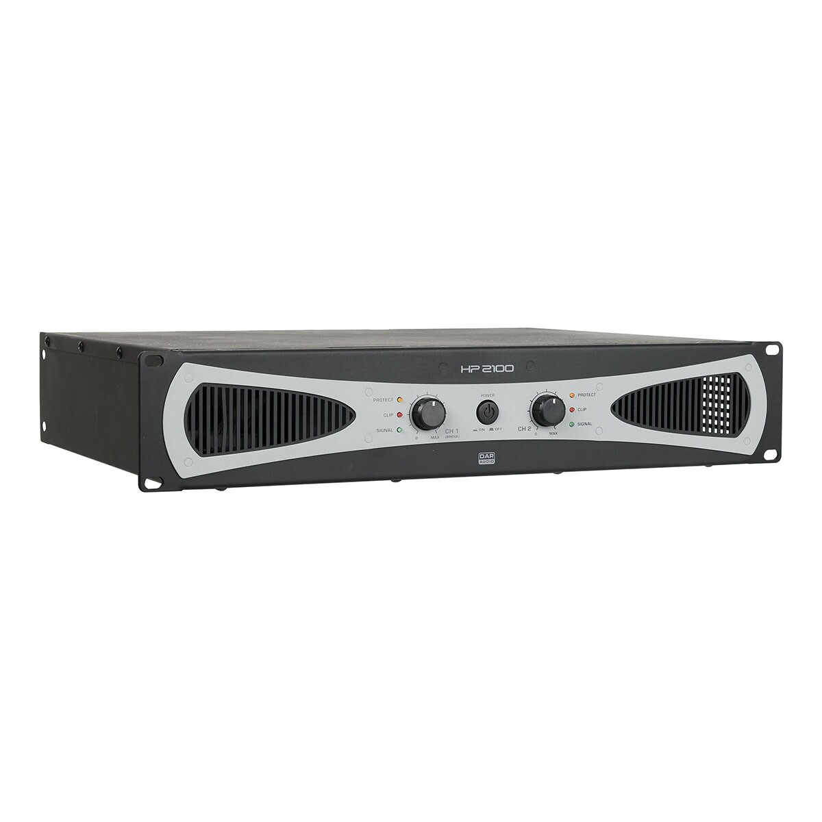 DAP HP-2100 Versterker 2x 1000W - 19 inch 2HE DAP HP-2100 Versterker 2x 1000W - 19 inch 2HE