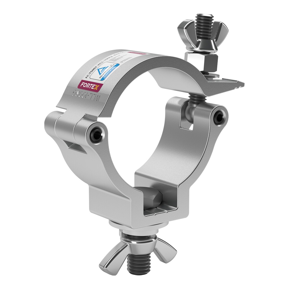 FORTEX Slimline Half Coupler truss klem WLL 100kg buis Ø48-51mm FORTEX Slimline Half Coupler truss klem WLL 100kg buis Ø48-51mm