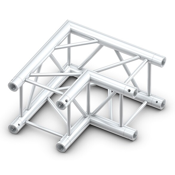 Milos QCB21 truss vierkant 90 graden 2-weg hoek Milos QCB21 truss vierkant 90 graden 2-weg hoek