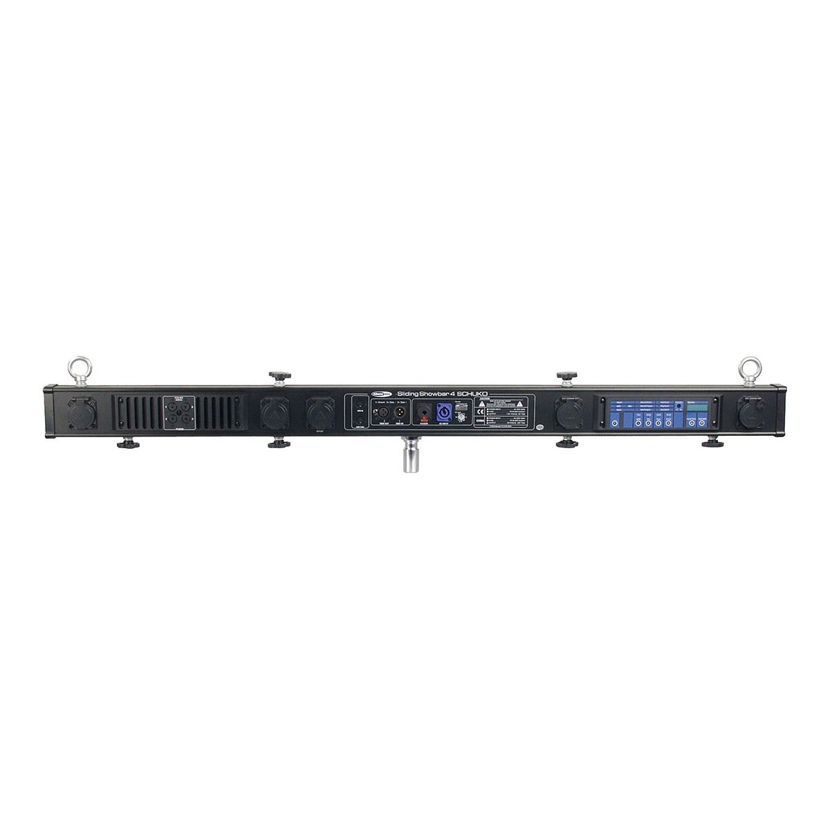 Showtec Sliding Show Bar 4 Powercon® T-balk schuko met 4-kanaals dimpack Showtec Sliding Show Bar 4 Powercon® T-balk schuko met 4-kanaals dimpack