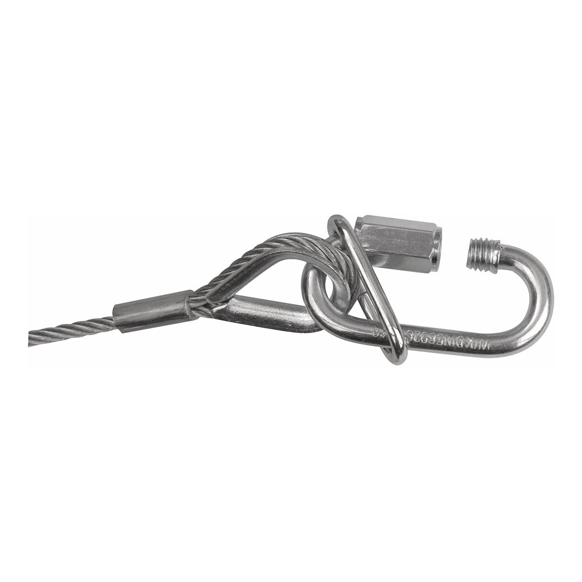 Showgear Veiligheidskabel Ø 3mm 60cm Showgear Veiligheidskabel Ø 3mm 60cm