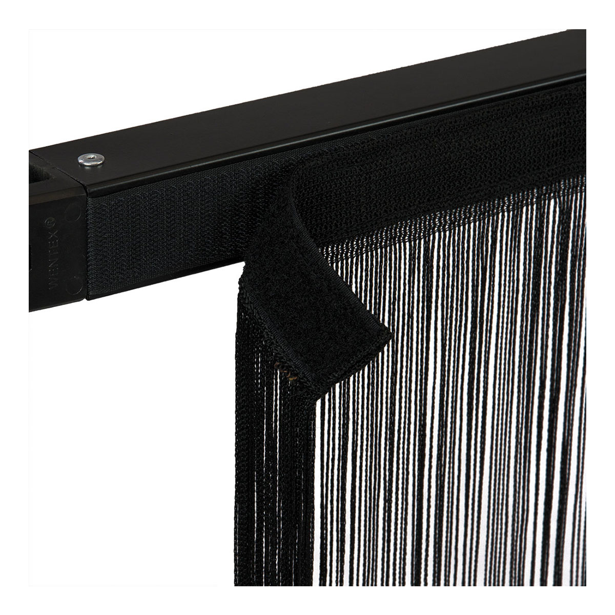 WENTEX® Pipe & Drape Polyester Snaar gordijn 300x400cm (bxh) 220 gram/m² - zwart WENTEX® Pipe & Drape Polyester Snaar gordijn 300x400cm (bxh) 220 gram/m² - zwart