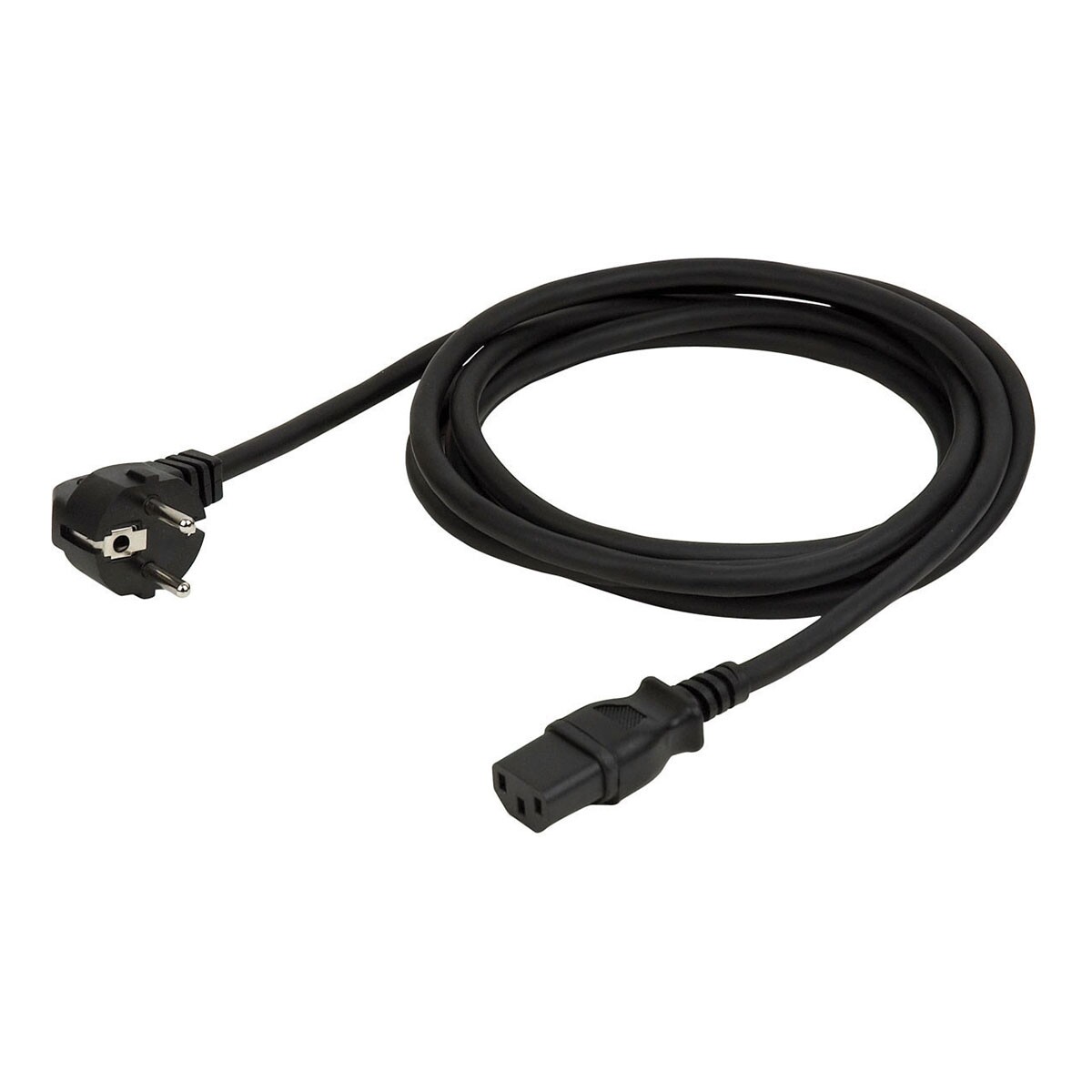 Showtec Schuko to IEC cable Lengte: 3 m Showtec Schuko to IEC cable Lengte: 3 m