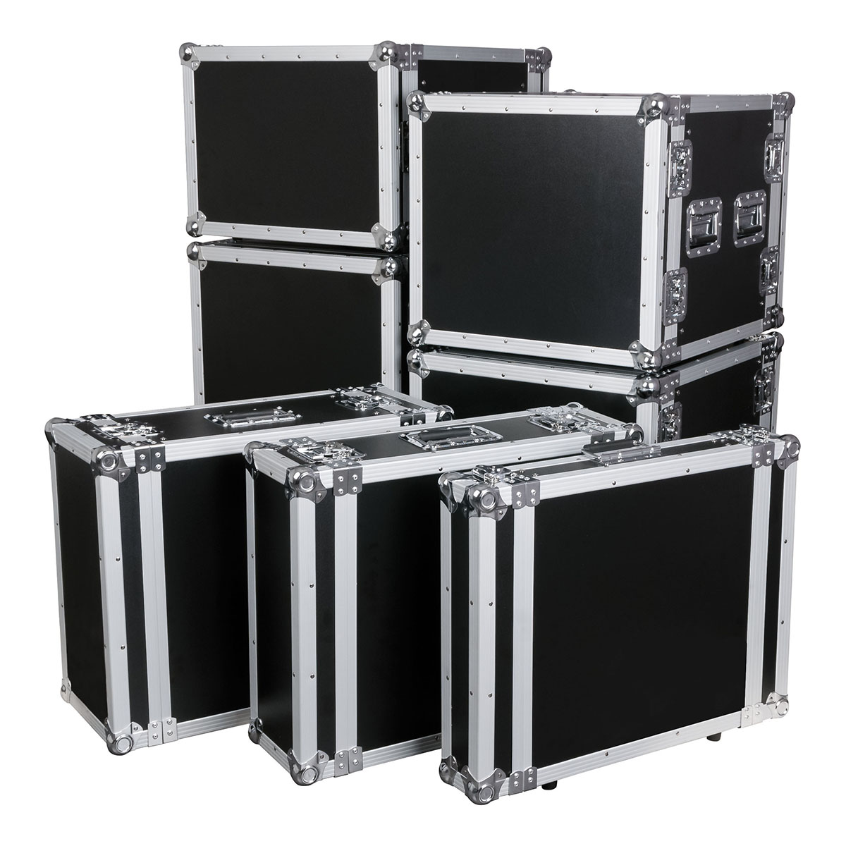 Showgear 19 inch Rackcase flightcase 8HE Showgear 19 inch Rackcase flightcase 8HE