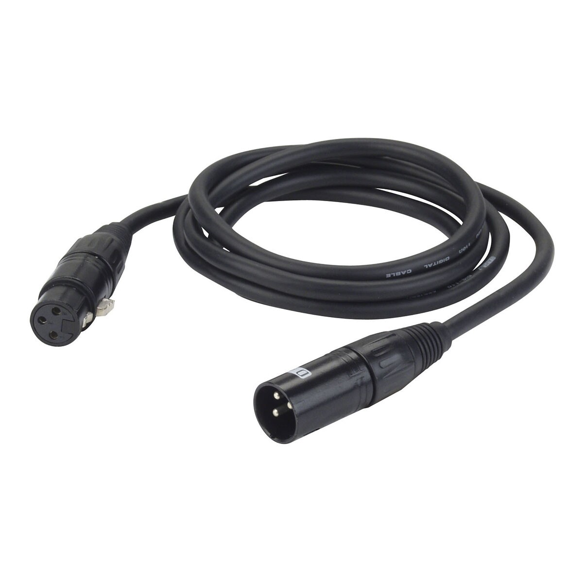 DAP FL09 XLR DMX kabel male 3-pin naar female 3-pin - 10 m DAP FL09 XLR DMX kabel male 3-pin naar female 3-pin - 10 m