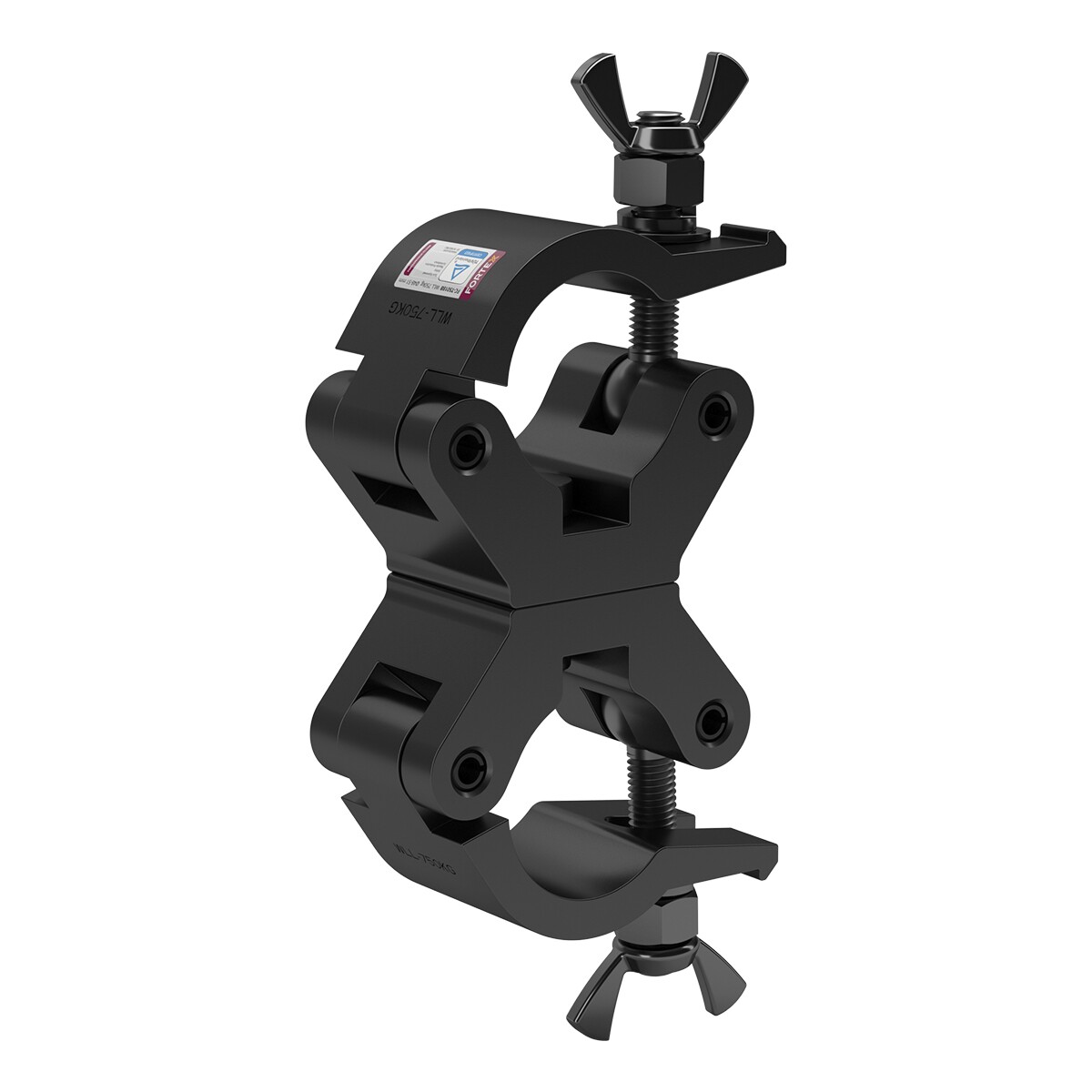 FORTEX Swivel Coupler truss klem WLL 750kg buis Ø48-51mm zwart FORTEX Swivel Coupler truss klem WLL 750kg buis Ø48-51mm zwart