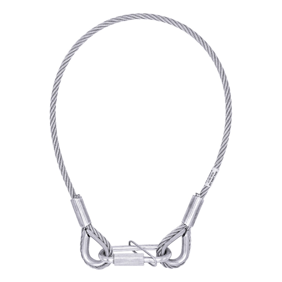FORTEX Safety veiligheidskabel BGV-C1 gecertificeerd 100 cm - Ø3 mm FORTEX Safety veiligheidskabel BGV-C1 gecertificeerd 100 cm - Ø3 mm