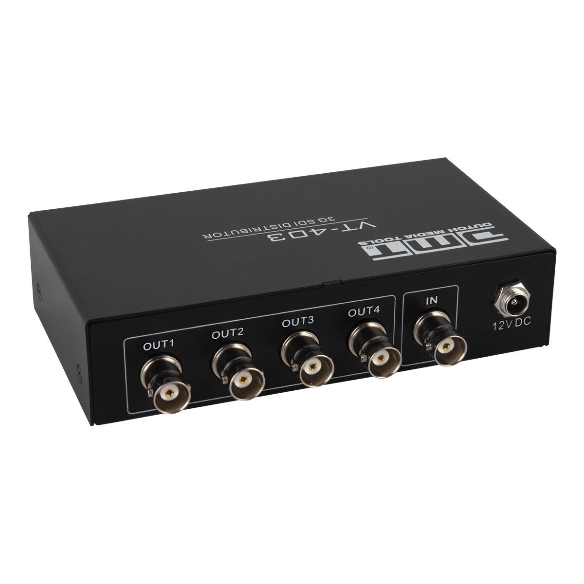 DMT VT403 - 3G SDI Verdeler 1x4 - 1 in, 4 uit DMT VT403 - 3G SDI Verdeler 1x4 - 1 in, 4 uit