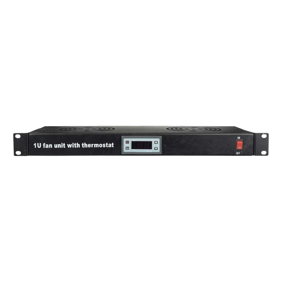 Showgear 2-way 1U Fan Unit Temperature Controlled Voor 19" rack of netwerkkast Showgear 2-way 1U Fan Unit Temperature Controlled Voor 19" rack of netwerkkast