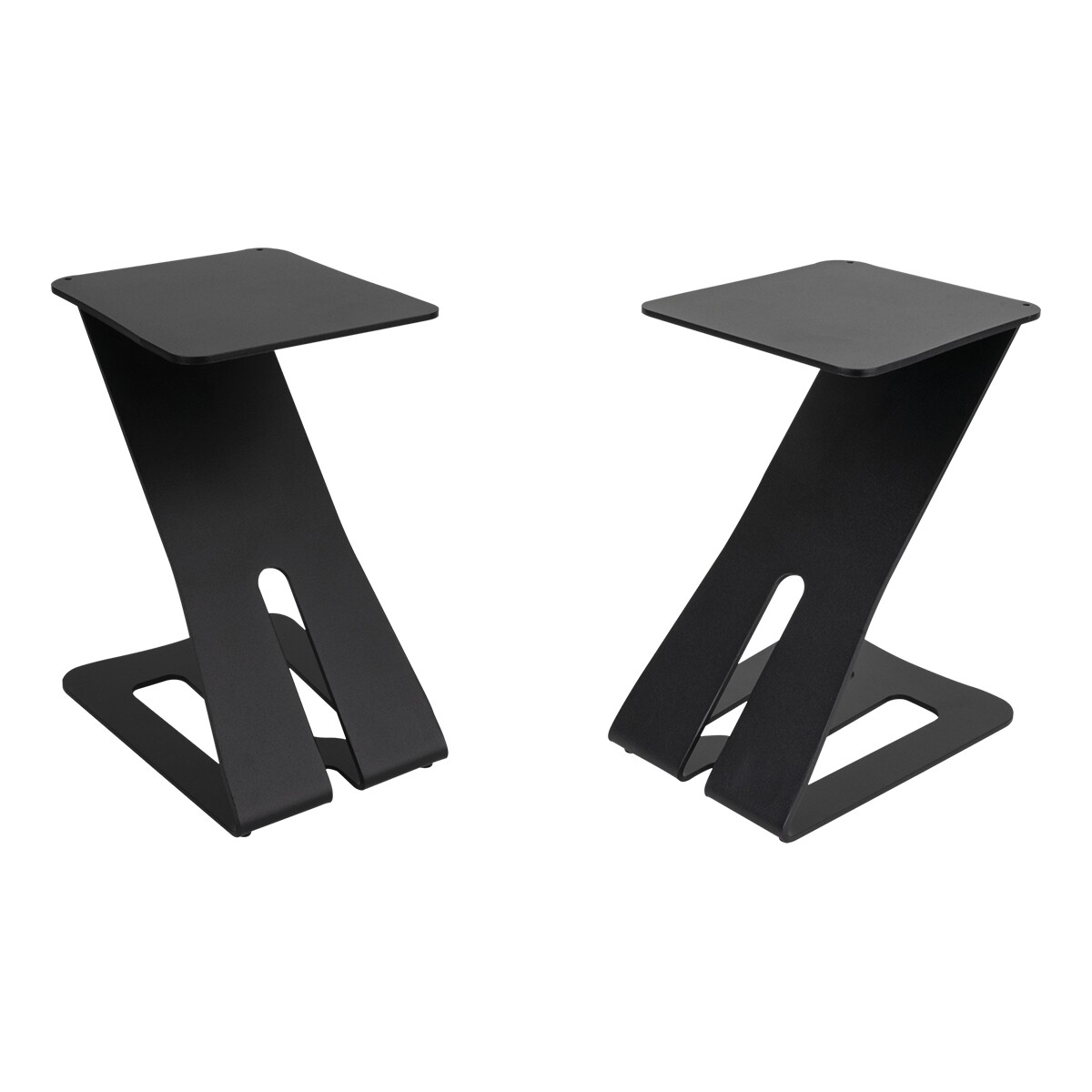 Showgear Table Monitor Z-Stand Twee studiomonitor speaker tafelstatieven - zwart Showgear Table Monitor Z-Stand Twee studiomonitor speaker tafelstatieven - zwart