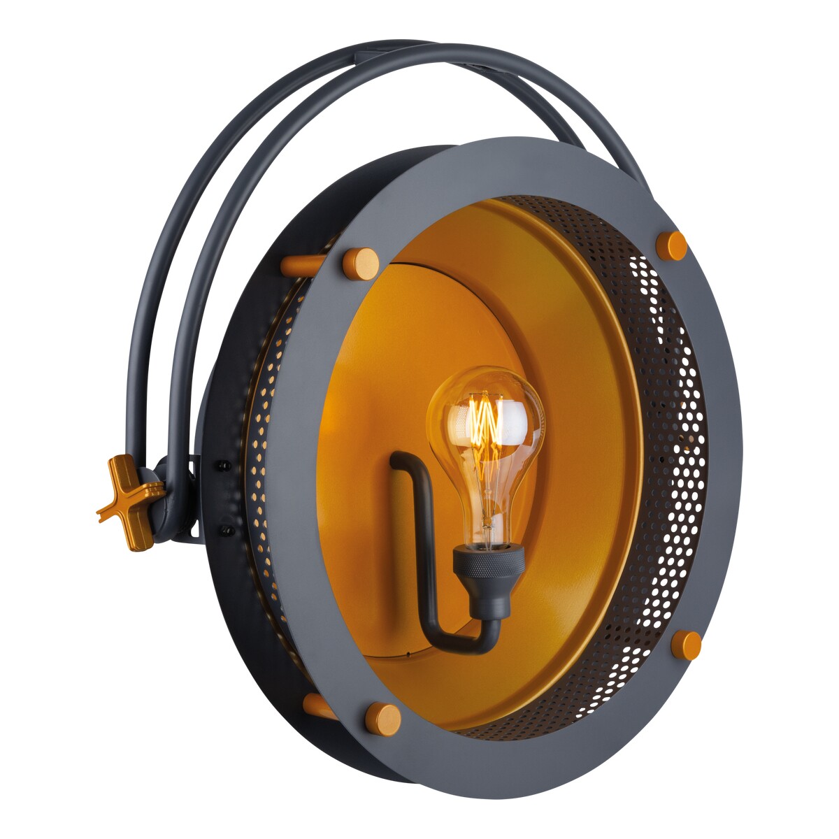 Showtec Edison Vintage 1 Pale Gold / Grey – Retro DMX LED-lamp met dimmer en E27 V1 Showtec Edison Vintage 1 Pale Gold / Grey – Retro DMX LED-lamp met dimmer en E27 V1