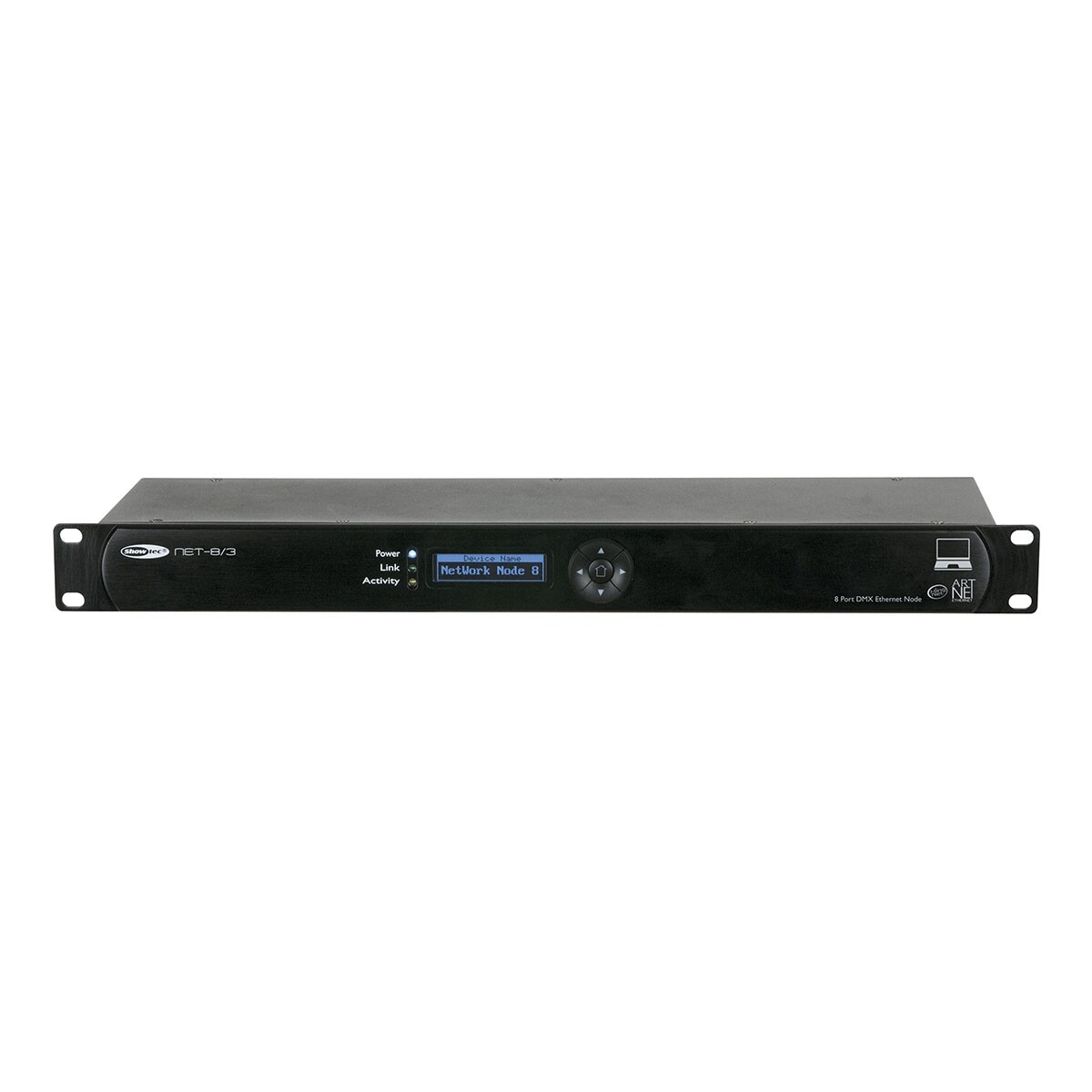 Showtec Net-8/3 8-kanaals Art-Net-/Kling-Net-node, 3-polige XLR Showtec Net-8/3 8-kanaals Art-Net-/Kling-Net-node, 3-polige XLR