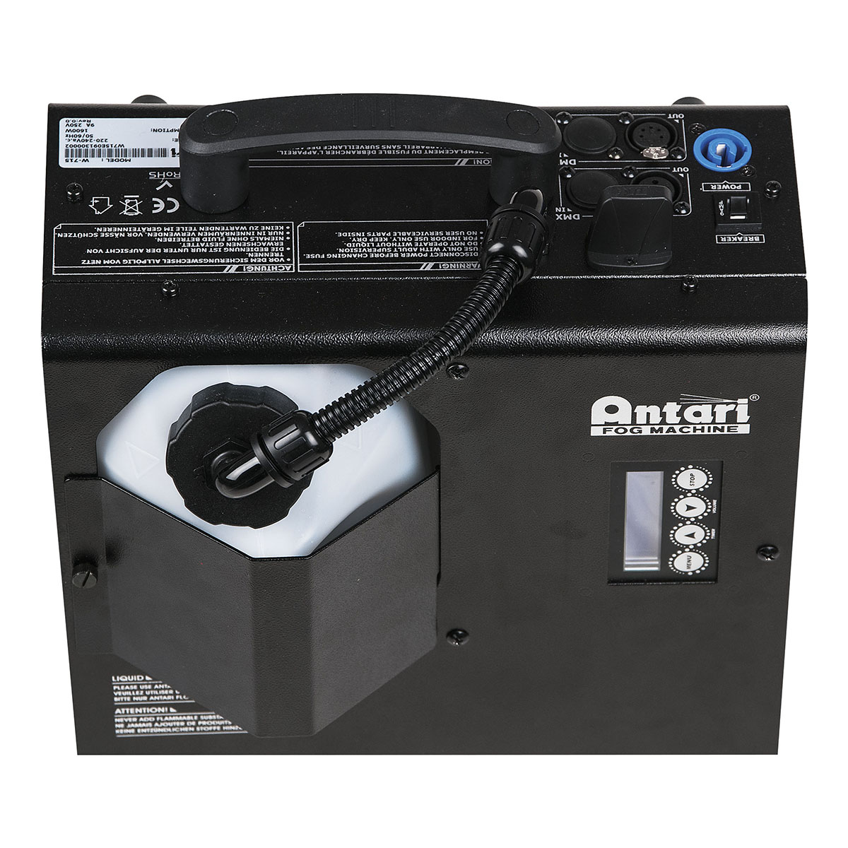 Antari W-715 Verticale Rookmachine – 1600W UK versie Antari W-715 Verticale Rookmachine – 1600W UK versie