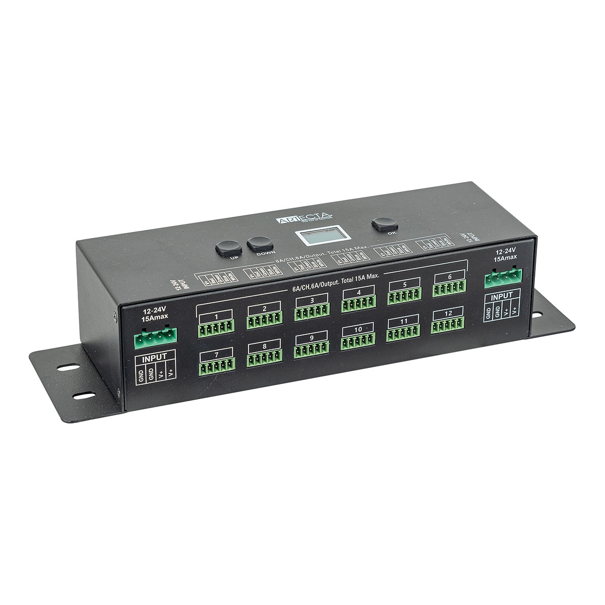 Artecta LED DIM-12 3-kanaals constante spanning PWM LED-dimmer Artecta LED DIM-12 3-kanaals constante spanning PWM LED-dimmer