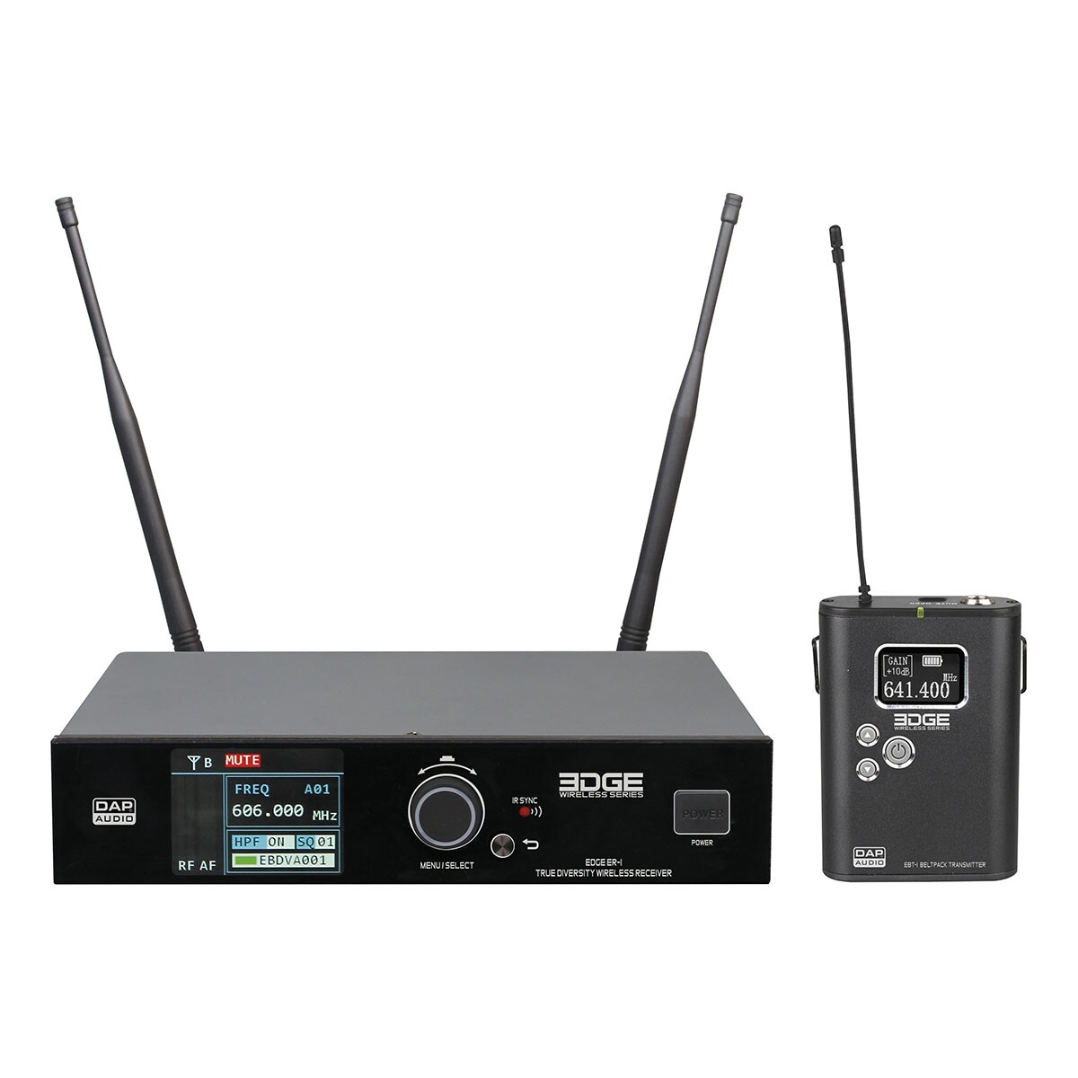 DAP EDGE EBS-1 Draadloos beltpack microfoon systeem DAP EDGE EBS-1 Draadloos beltpack microfoon systeem