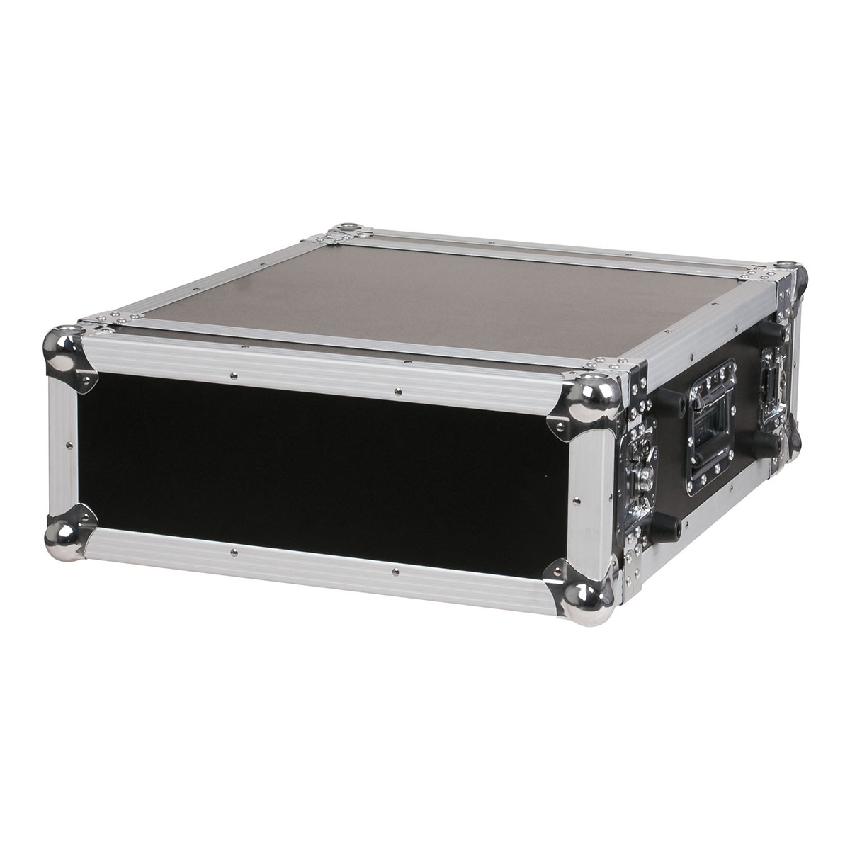 Showgear Double Door Case 4U – Sliding rackrail en verzonken handgrepen Showgear Double Door Case 4U – Sliding rackrail en verzonken handgrepen