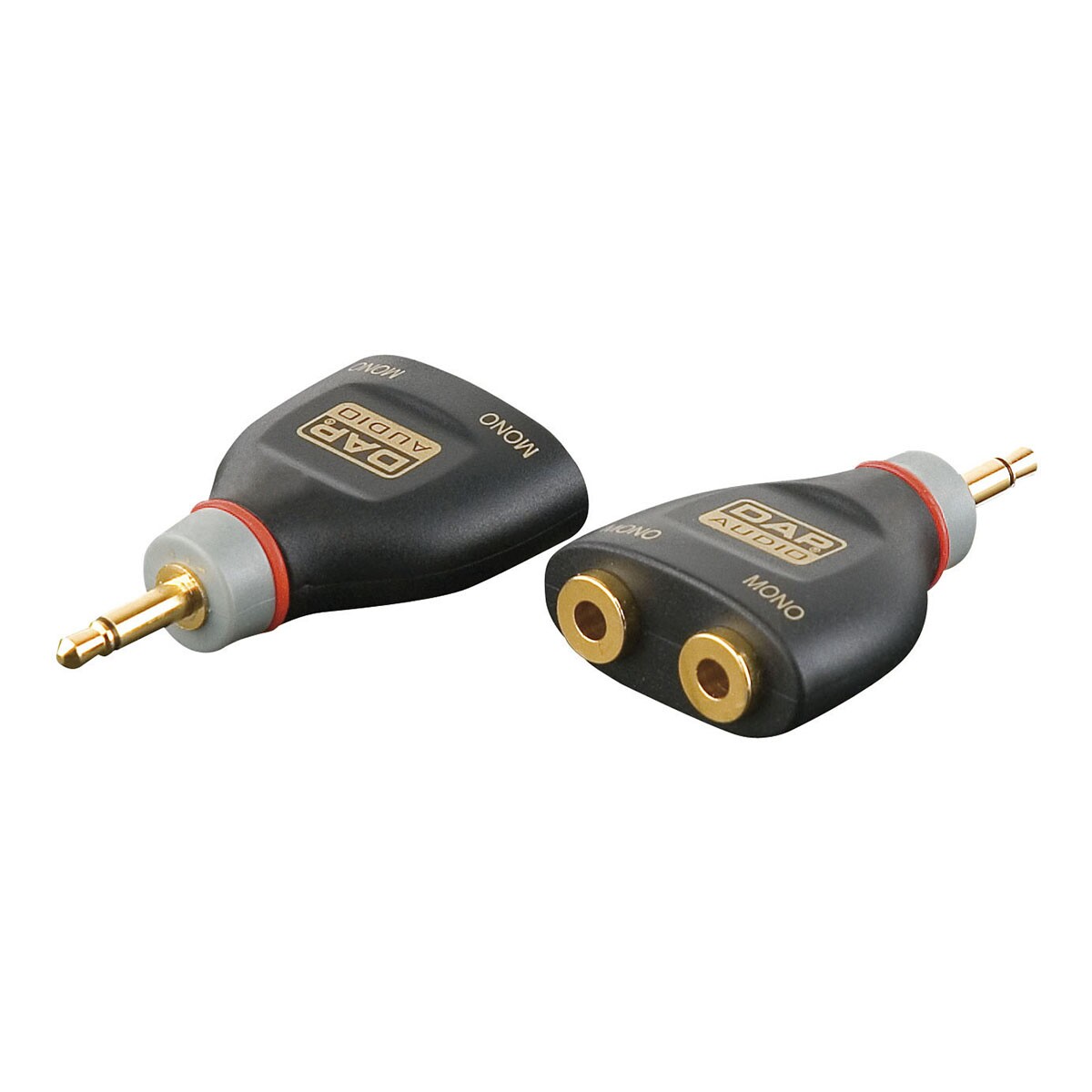DAP XGA14 - Mono Verloop-plug Mini-jack male naar 2x Mini-jack female DAP XGA14 - Mono Verloop-plug Mini-jack male naar 2x Mini-jack female
