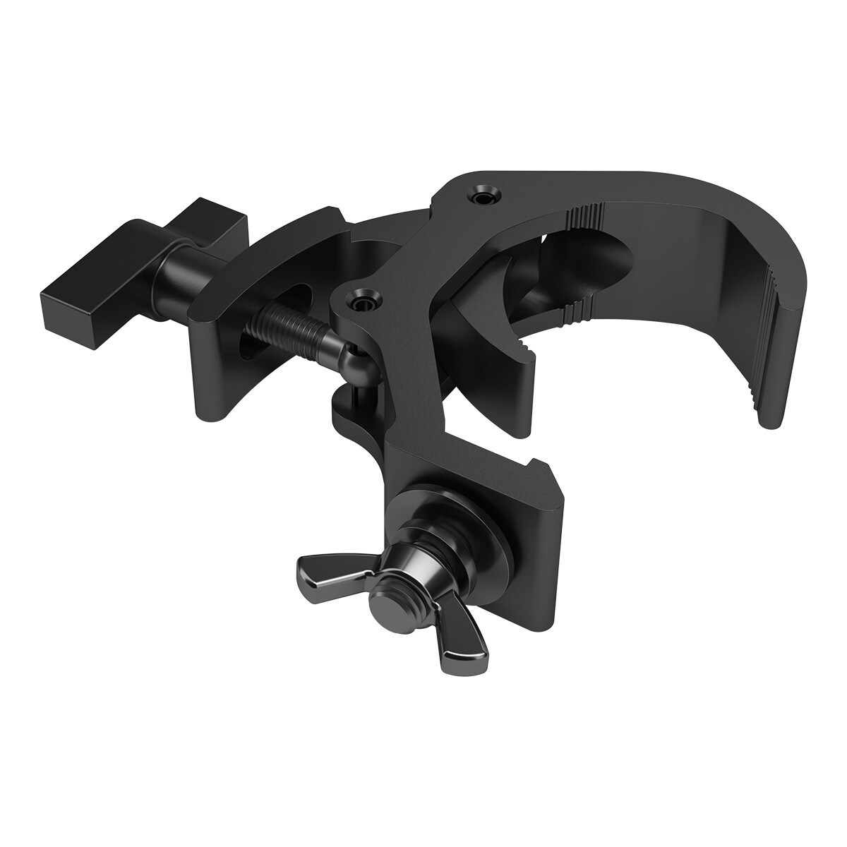 FORTEX Selflock Coupler Light WLL 50kg Ø48-51mm zwart FORTEX Selflock Coupler Light WLL 50kg Ø48-51mm zwart