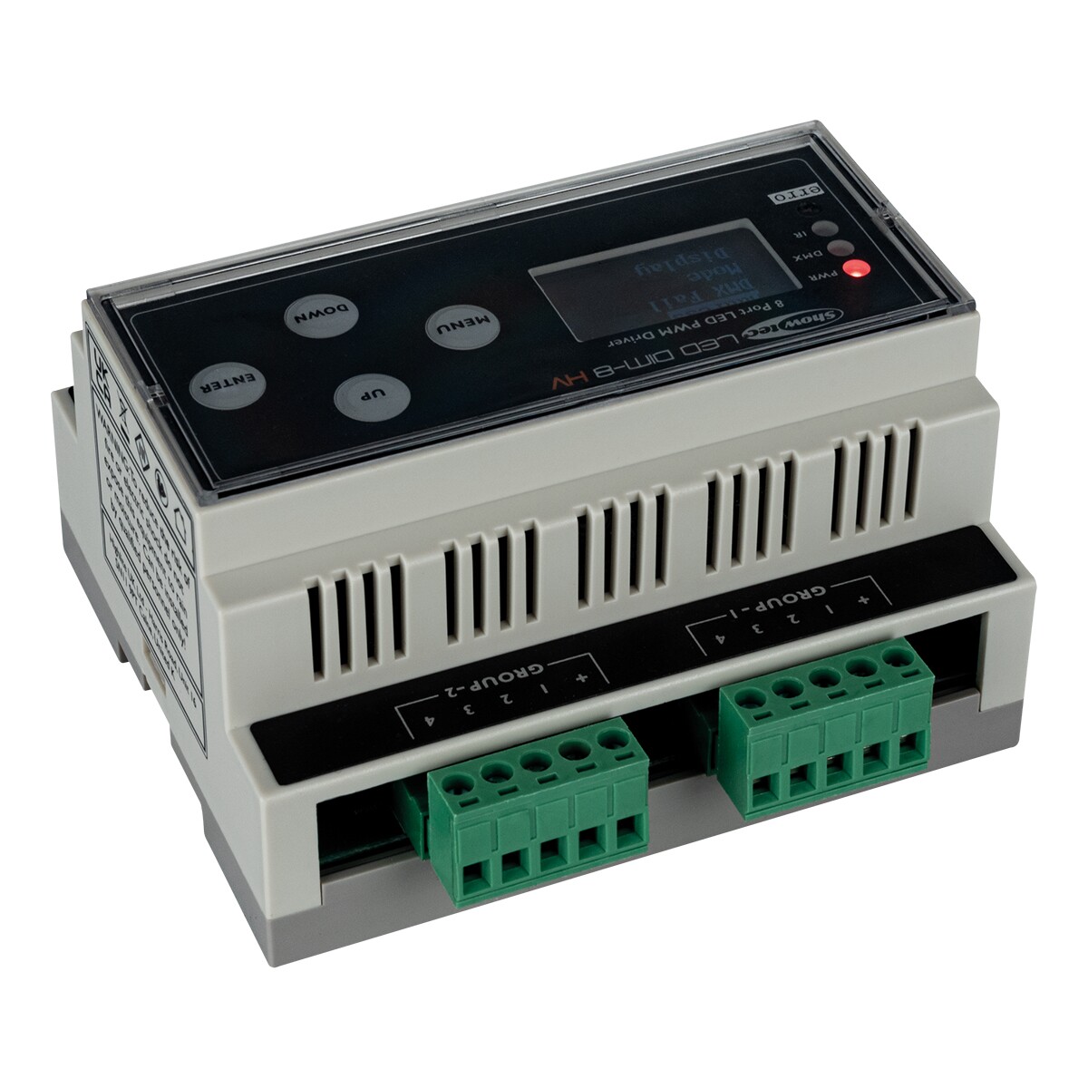 Showtec LED Dim-8 HV DIN-rail Showtec LED Dim-8 HV DIN-rail