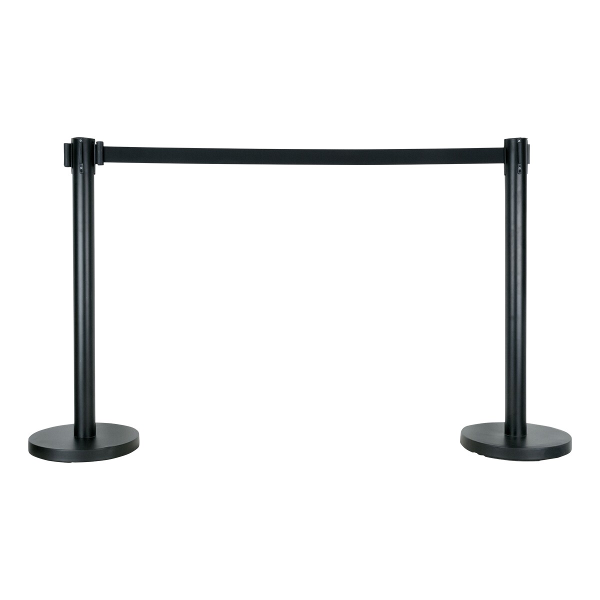 Showgear 2 m Adjustable Crowd Barrier Set, zwart