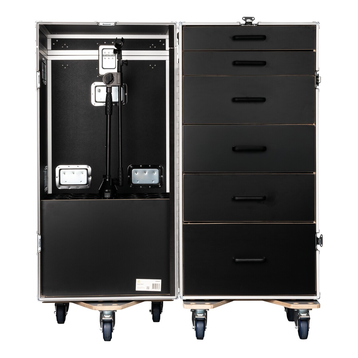 Showgear Drawer Case 3 microfoon flightcase – Met 6 lades en plaats voor 15 microfoonstatieven Showgear Drawer Case 3 microfoon flightcase – Met 6 lades en plaats voor 15 microfoonstatieven