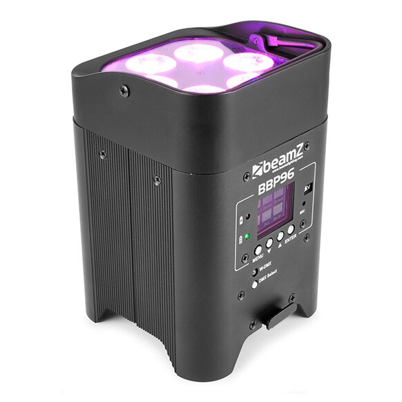 BeamZ BBP96 accu LED PAR 6X 12W 6-in-1 RGBAW-UV BeamZ BBP96 accu LED PAR 6X 12W 6-in-1 RGBAW-UV