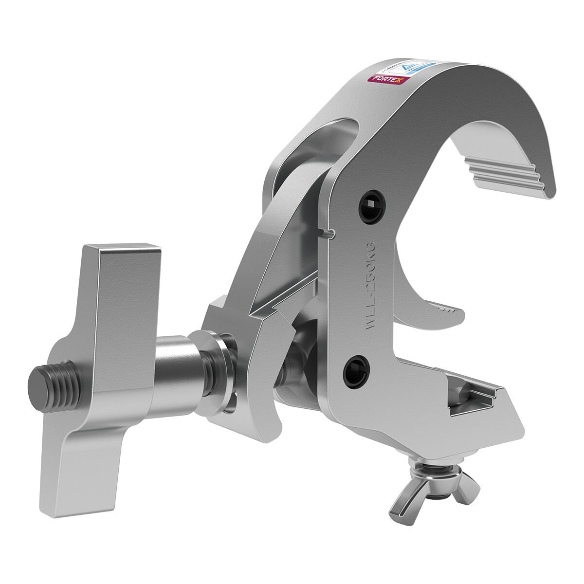 FORTEX Selflock Coupler truss klem WLL 250kg buis Ø48-51mm FORTEX Selflock Coupler truss klem WLL 250kg buis Ø48-51mm