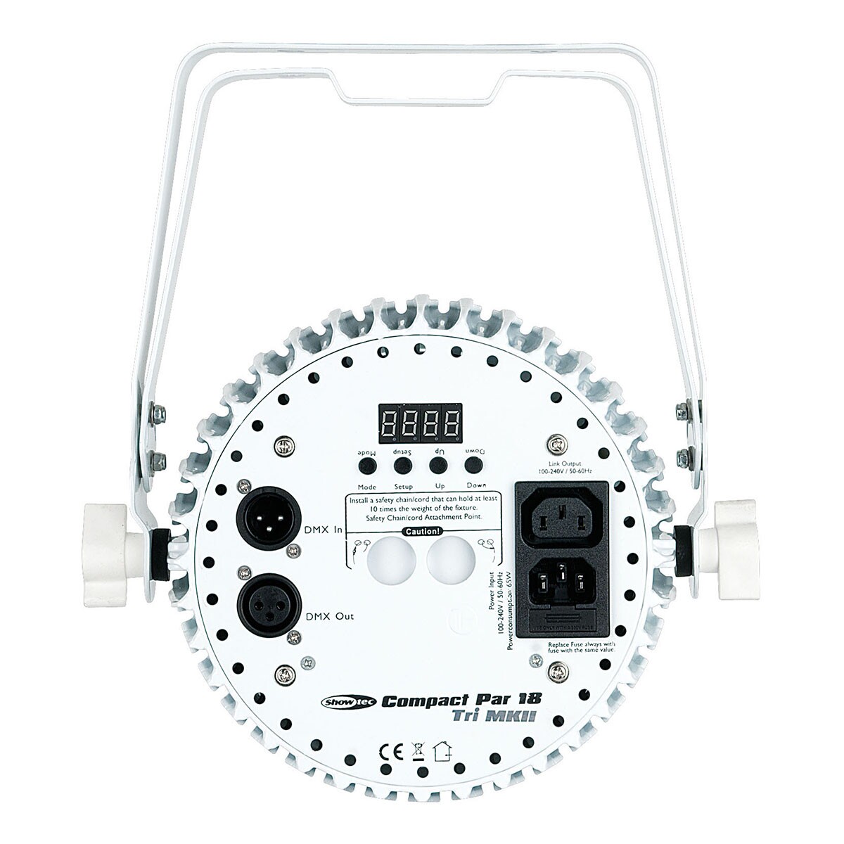 Showtec Compact Par 18 MKII - 18 x 3 W RGB LED Par - Wit Showtec Compact Par 18 MKII - 18 x 3 W RGB LED Par - Wit